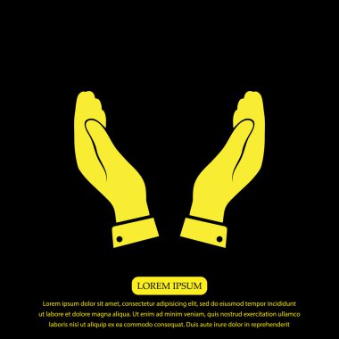 eller vektör simgesi