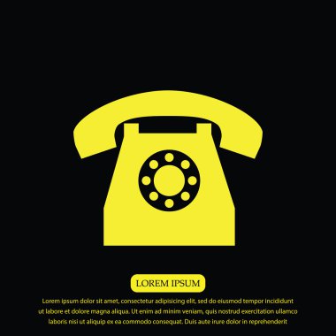 telefon vektör simgesi