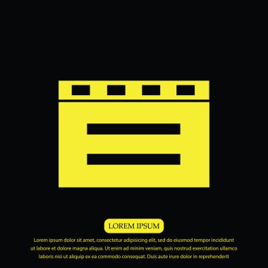 sinema clapper simgesi