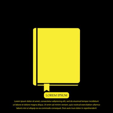 Kitap vektörü simgesi