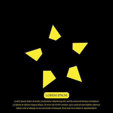 Yıldız Düz Simgesi