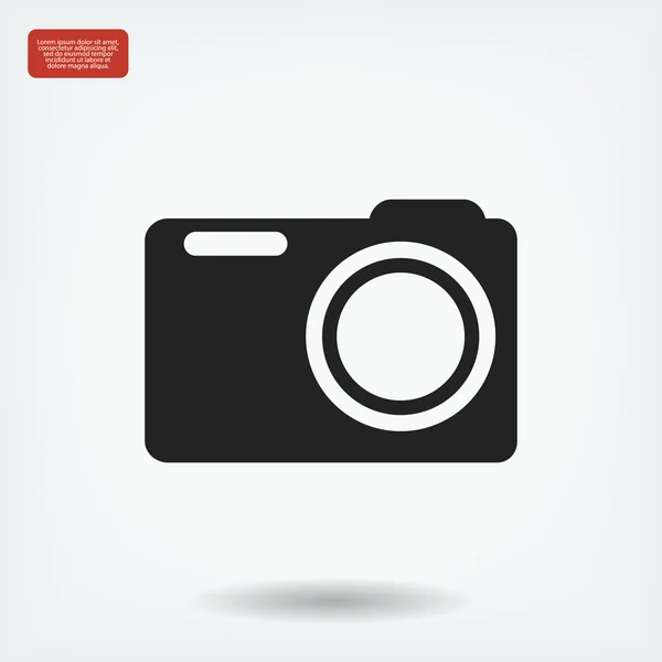 Icono de cámara fotográfica — Archivo Imágenes Vectoriales