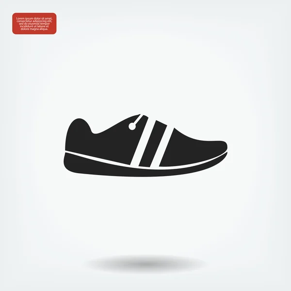Shoe vector icon — Stock Vector