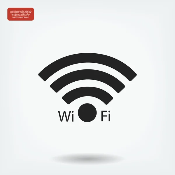 Icône vectorielle Wi-Fi — Image vectorielle