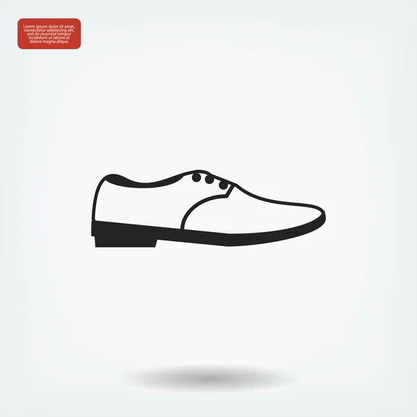 Ayakkabı vektör simgesi — Stok Vektör