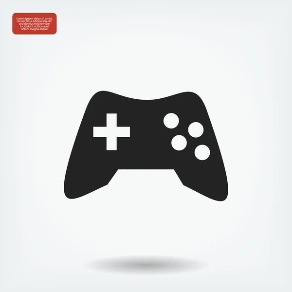 Spel joystick pictogram — Stockvector