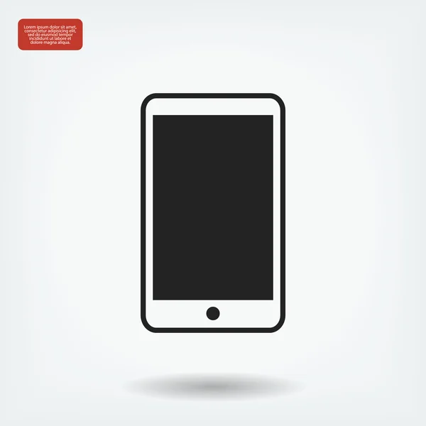 Icône vectorielle téléphone — Image vectorielle