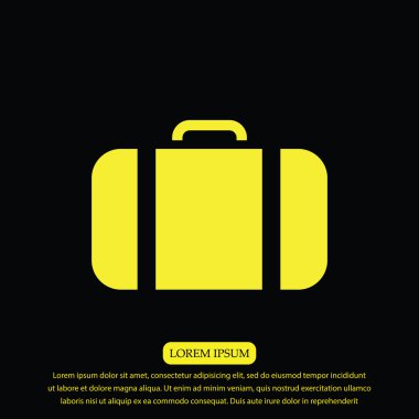 çanta vektör simgesi