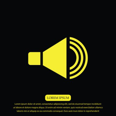 hoparlör vektör simgesi