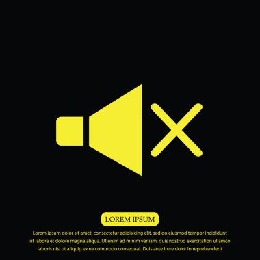 hoparlör vektör simgesi