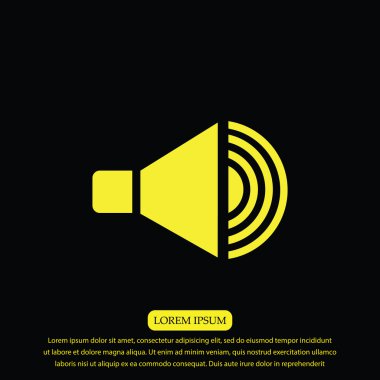 hoparlör vektör simgesi