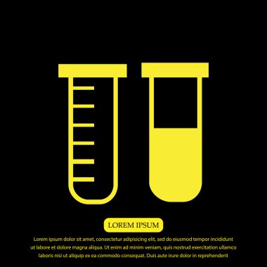 Laboratuvar tüpleri simgesi