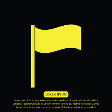 Bayrak Vektörü Simgesi