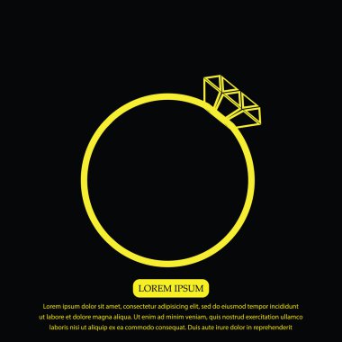 Elmas yüzük simgesi