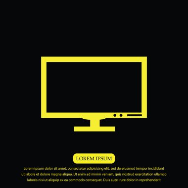 bilgisayar vektör ikon resim