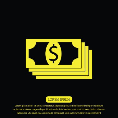 Doları vektör simgesi