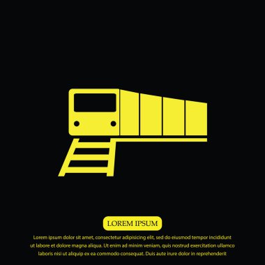 Tren vektör simgesi