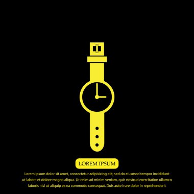 Watch vektör simgesi