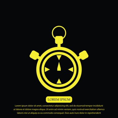 Stopwatch vektör simgesi