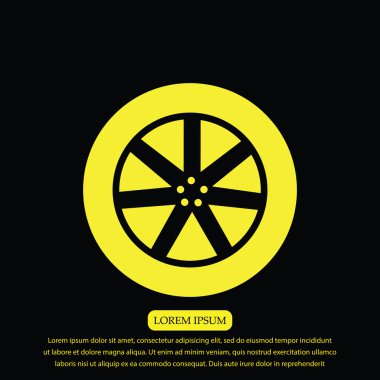 tekerlek disk simgesi