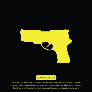 Silah vektör simgesi