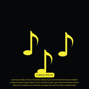 müzik notlar simgeler imzalamak