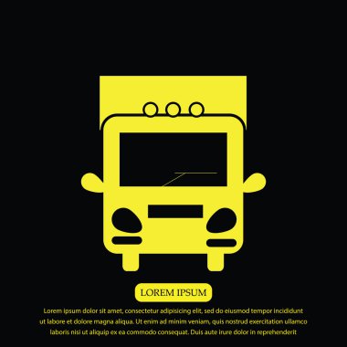 Kamyon Vektörü Simgesi