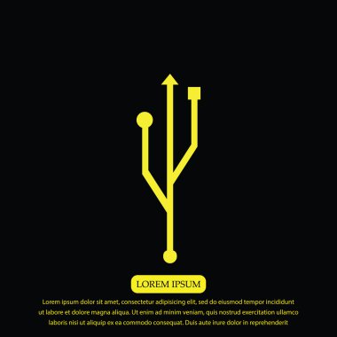 USB sembolü simgesi