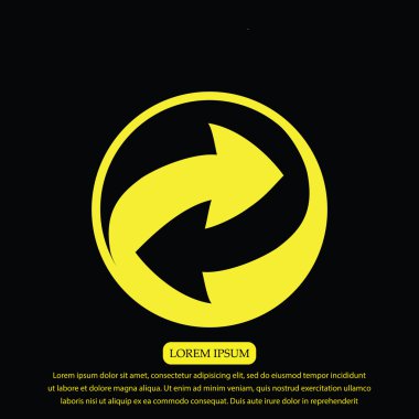 Vektör işareti geri dönüşüm 