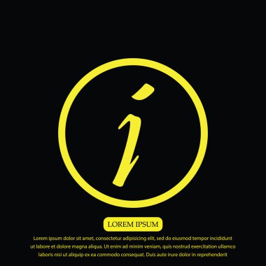 bilgi işareti simgesi