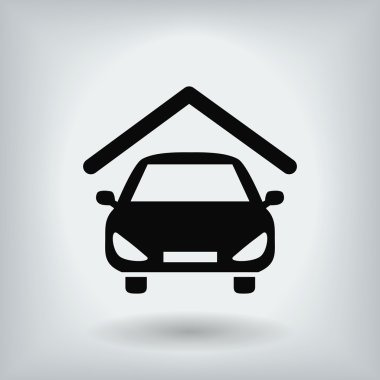 Araba vektör simgesi