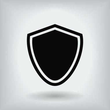 Kalkan Vektör Simgesi