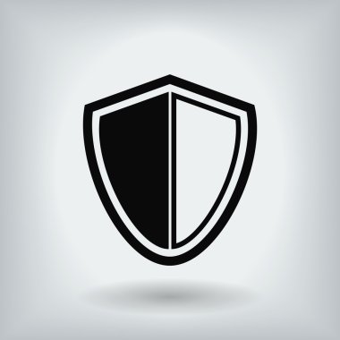 Kalkan Vektör Simgesi