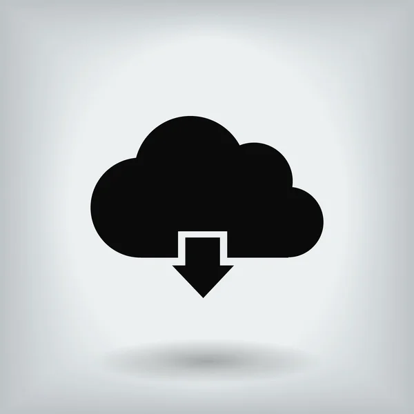 Nube vector icono — Archivo Imágenes Vectoriales