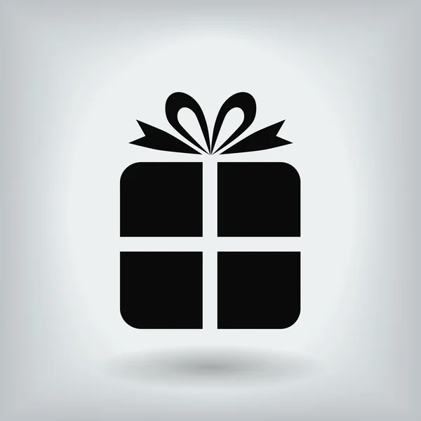 Icono de caja de regalo — Vector de stock