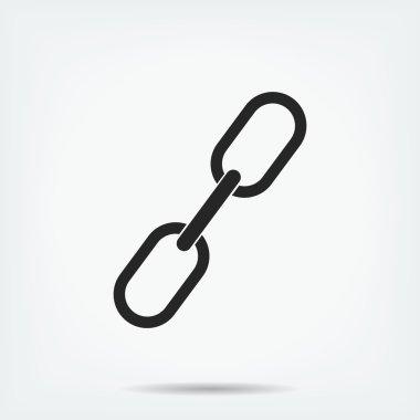 zincir vektör simgesi