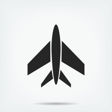uçak vektör simgesi