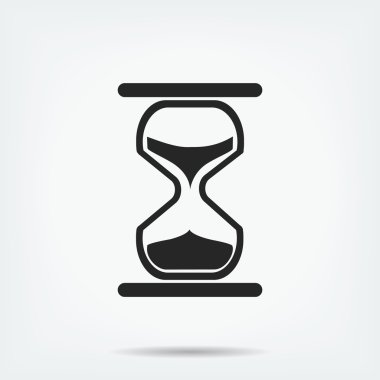 Kum Saati vektör simgesi