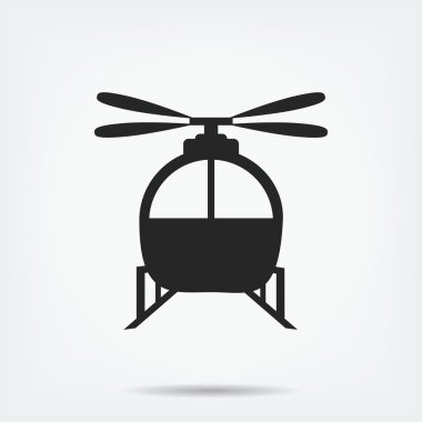 Helikopter vektör simgesi