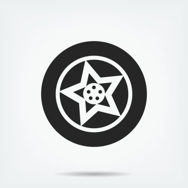 tekerlek vektör simgesi