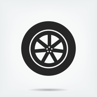 tekerlek vektör simgesi