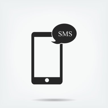 Cep telefonu sms simgesi