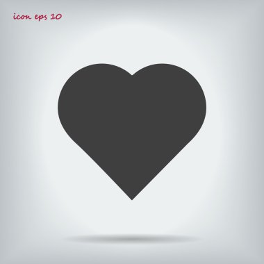 Kalp Vektörü Simgesi