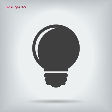 ampul vektör simgesi