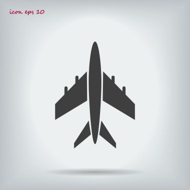 uçak vektör simgesi