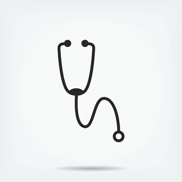 Stethoscope vector  icon — Stock Vector