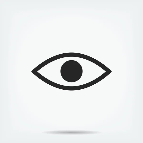 Ikon mata manusia - Stok Vektor