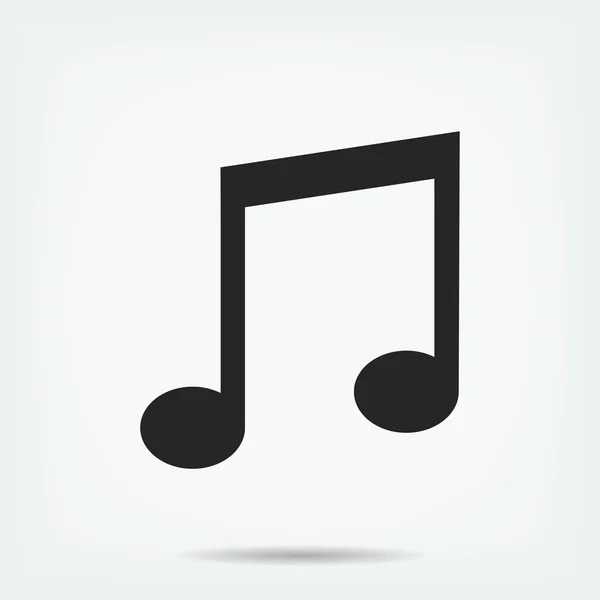 Icono de vector de música — Vector de stock