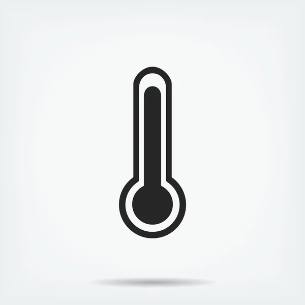 Ícone do vetor do termômetro — Vetor de Stock