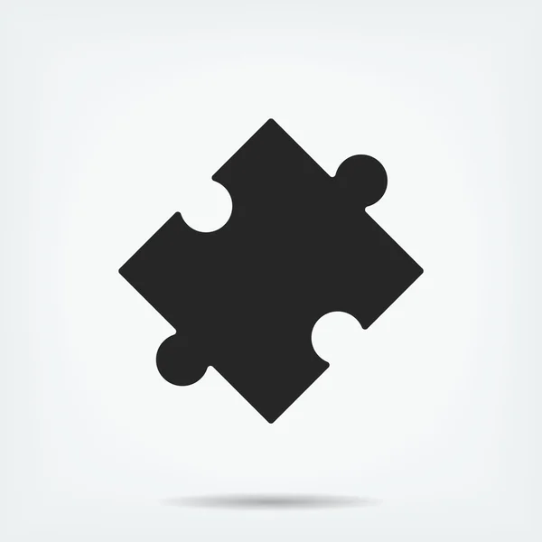 Puzzle vector icon — Stock Vector